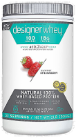 Designer Whey Straw Protein Powder