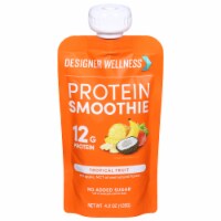 Designer Wellness Low Carb Zero Added Sugar Gluten-Free Non-GMO Real Fruit Protein Smoothie Perspective: Main
