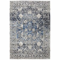Alora Decor Swagger 5'3 x7'6  Distress Taupe/Blue/Medium Blue/Dk Blue Area Rug