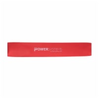 Power Systems Versa Loops Medium Resistance Exercise Bands, Red (10 Pack)