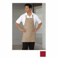 Uncommon Threads 3010-1900 Ajustable Bib Apron No Pockets in Red