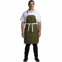 Uncommon Threads 3127-81W4 23 x 34 in. Avalanche Bib Apron with Natural Web, Moss Green