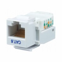 Monoprice Datacom Jack,Cat6,Tooless,White  1044