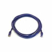Monoprice Patch Cord,Cat 5e,Booted,Purple,10 ft. 3389