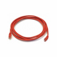 Monoprice Patch Cord,Cat 5e,Booted,Red,10 ft.  3390