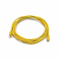 Monoprice Patch Cord,Cat 5e,Booted,Yellow,10 ft.  3392