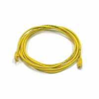 Monoprice Patch Cord,Cat 6,Booted,Yellow,10 ft.  3443
