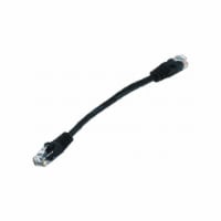 Monoprice Patch Cord,Cat 5e,Booted,Black,0.5 ft.  4974