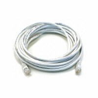 Monoprice Patch Cord,Cat 6,Booted,White,20 ft.  5015