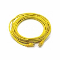 Monoprice Patch Cord,Cat 6,Booted,Yellow,20 ft.  5016