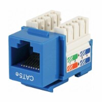 Monoprice Datacom Jack,Cat5,Punch Down,Blue  5371