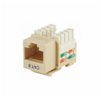 Monoprice Datacom Jack,Cat6,Punch Down,Beige  5381
