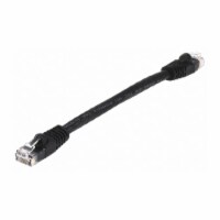 Monoprice Patch Cord,Cat 6,Booted,Black,0.5 ft. 7498