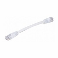 Monoprice Patch Cord,Cat 6,Booted,White,0.5 ft.  7506