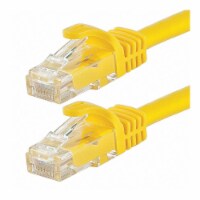 Monoprice Patch Cord,Cat 6,Flexboot,Yellow,0.5 ft.  9839