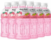 Mogu Mogu Drink Lychee Juice with Nata De Coco. Drinks for kids with real lychee juice