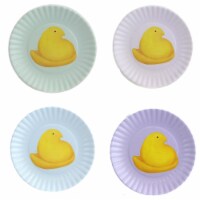 Tabletop Peeps Paper Plate Coasters 4 Pc Set Melamine Easter Decor Me0504