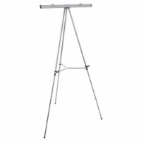66  Classroom Aluminum Flipchart Display Easel and Presentation Stand - Adjustable, Portable