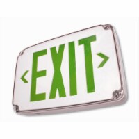 Wesco  Wet Location Emergency &amp; LED Exit  Red