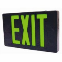 Wesco  LED Exit Sign  Green Letter - White Housing