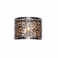 ET2 E21302-10BZ Inca 1 Light Bronze Wall Sconce Wall Light in Without Bulb, Cognac - 8 in.