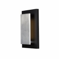 ET2 E41335-BKSA 14 in. Alumilux LED Outdoor Wall Sconce, Black & Satin Aluminum