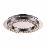 ET2 E30561-20PC 17 in. Charm LED Flush Mount Ceiling Light, Polished Chrome