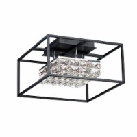 ET2 Lighting E23300-20BK Zephyr LED Flush Mount - Black