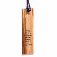 Holy Land Gifts 196421 Pray for the Peace of Jerusalem Olivewood
