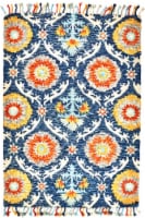 Feizy Abelia Area Rug - Blue Ocean Perspective: Main