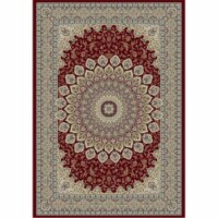 Dynamic Rugs AN28570901484 Ancient Garden Rectangular Rug- Red - 2 ft. 2 in. x 7 ft. 7 in.
