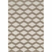 Dynamic Rugs SI9125904111 Silky Shag Rectangular Rug- White - 7 ft. 10 in. x 10 ft. 10 in.