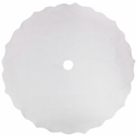 Northlight 38 White Scalloped Edge Christmas Tree Skirt