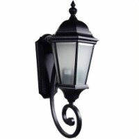 Yosemite Home Decor Brielle Exterior Light Wall Mount in Black