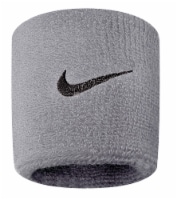 Nike Swoosh Wristbands - Gray Heather Perspective: Main
