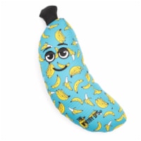 The Worthy Dog 845851099434 Go Bananas Plush Toy for Dog, Teal - Large