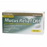 GoodSense Mucus Relief DM Expectorant & Cough Suppressant Tablets, 30 Ct 1.5 oz