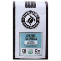 Charleston Coffee Roasters Organic Colombian Dark Roast Ground Coffee