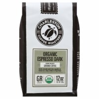 Charleston Coffee Roasters Organic Espresso Dark Roast Ground Coffee