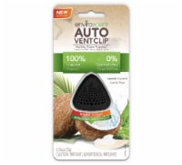 Enviroscent Seaside Coconut Vent Clip Air Freshener - Black