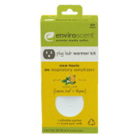 Enviroscent Plug Hub Lemon Leaf and Thyme Scent Pod Warmer Kit