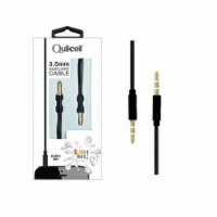 QuikCell CAUX568BLK 3.5mm Auxiliary Cable 1M - Black