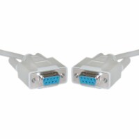 DB9 Female Serial Cable, DB9 Female, UL rated, 9 Conductor, 1:1, 6 foot