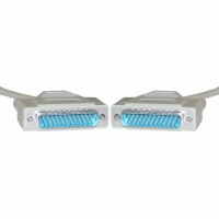 Cable DB25 Male, RS-232, 1:1, Connector, 25 Pin Serial Port - 3 foot