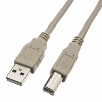 Cable Wholesale USB 2.0 Printer/Device Cable, Type A Male to Type B Male, 15 foot