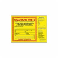Accuform DOT Handling Label,Waste,8 Label W,PK25 MHZW27EVP