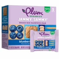 Plum Organics® Jammy Sammy Blueberry and Oatmeal Snack Sandwich Bars