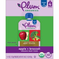 Plum Organics® Apple and Broccoli Stage 2 Baby Food Pouch