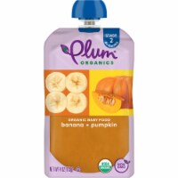 Plum Organics Banana & Pumpkin Stage 2 Baby Food