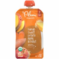 Plum Organics Mango Sweet Potato Apple & Millet Fruit & Grain Stage 2 Baby Food